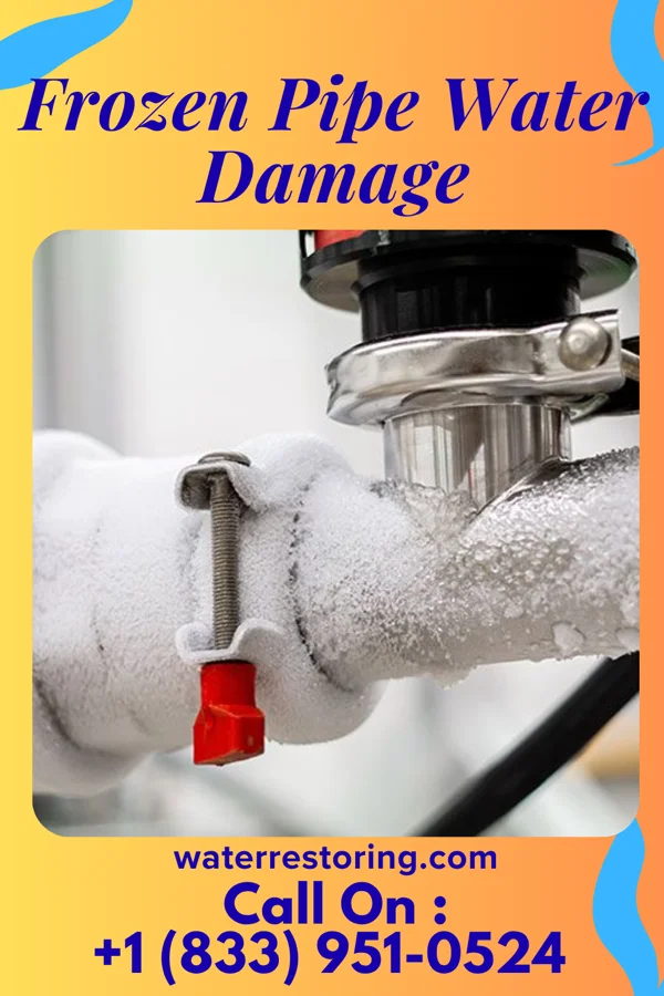 Frozen Pipe Water Damage in Westgate, IA